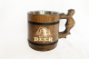 Beer mug with metal inside 0,5 L