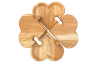 Oak puzzle tray with hearts