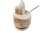 Birch salt container