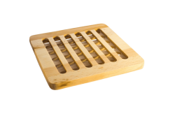 Square shaped beech trivet...
