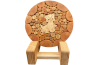 Trivet with picture 18ø cm