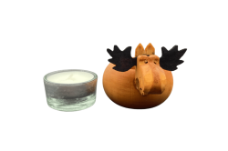 Moose candle holder