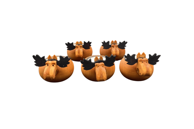 Moose candle holder