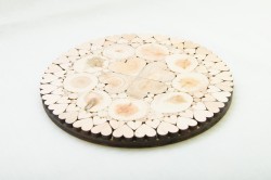 Trivet with hearts 15-18 cm